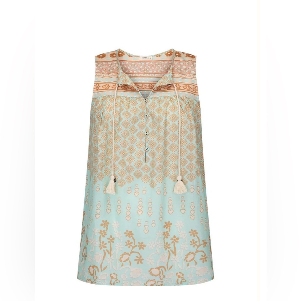 Spell Sweet Nothings Sleeveless Blouse - Peppermint
